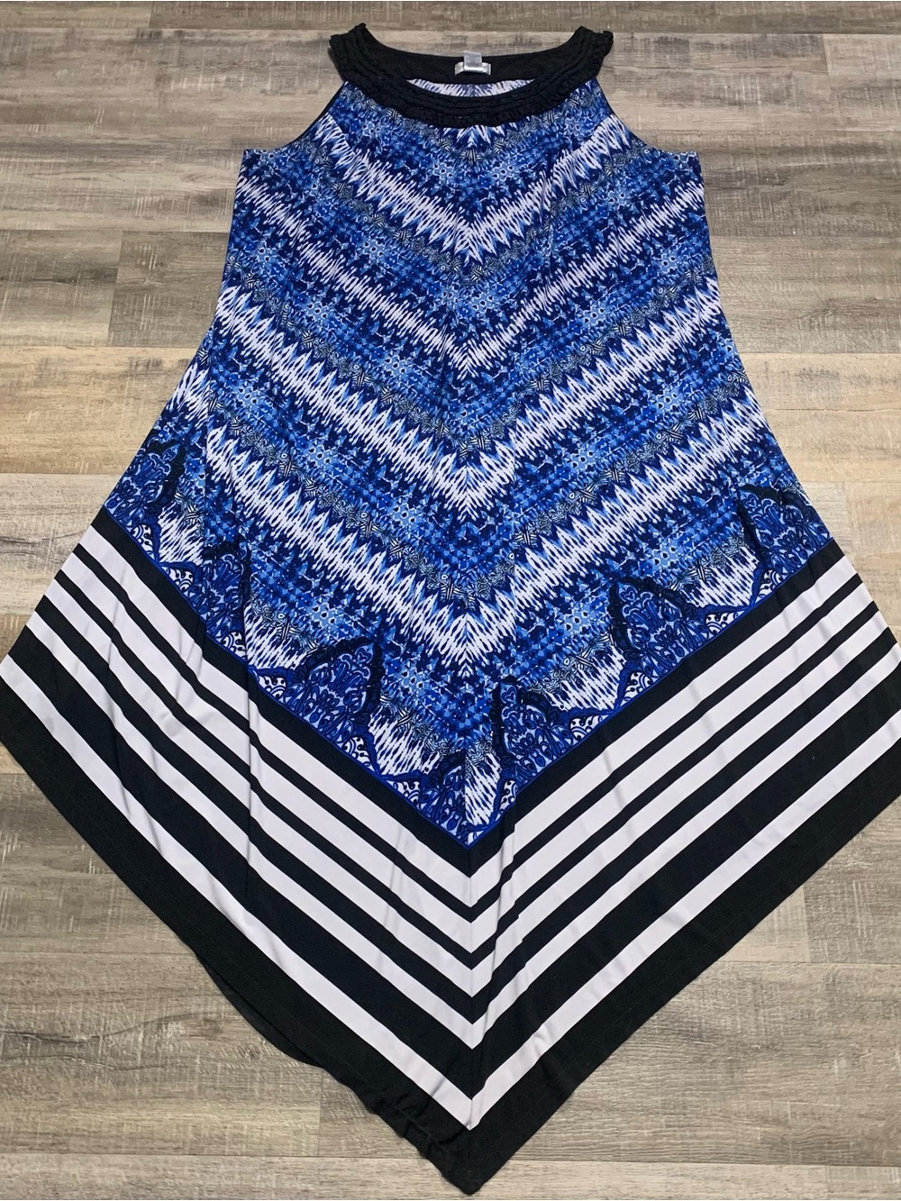 Catherine’s Tie Dye Blue Maxi Dress Women’s Size 3X